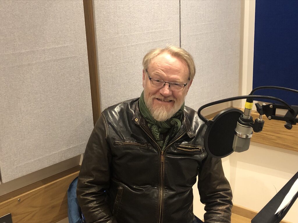 Jared Harris in a voiceover session