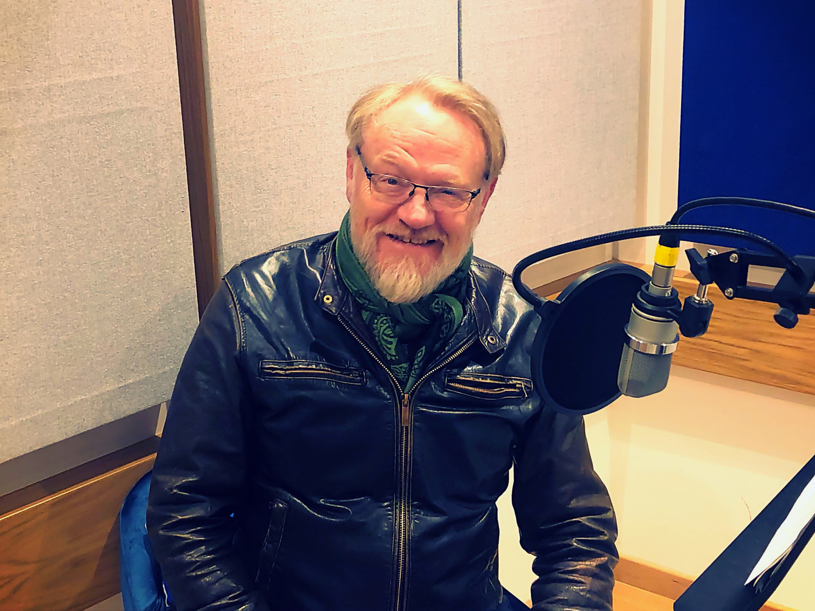 Jared Harris in our Voice over recording studio in London